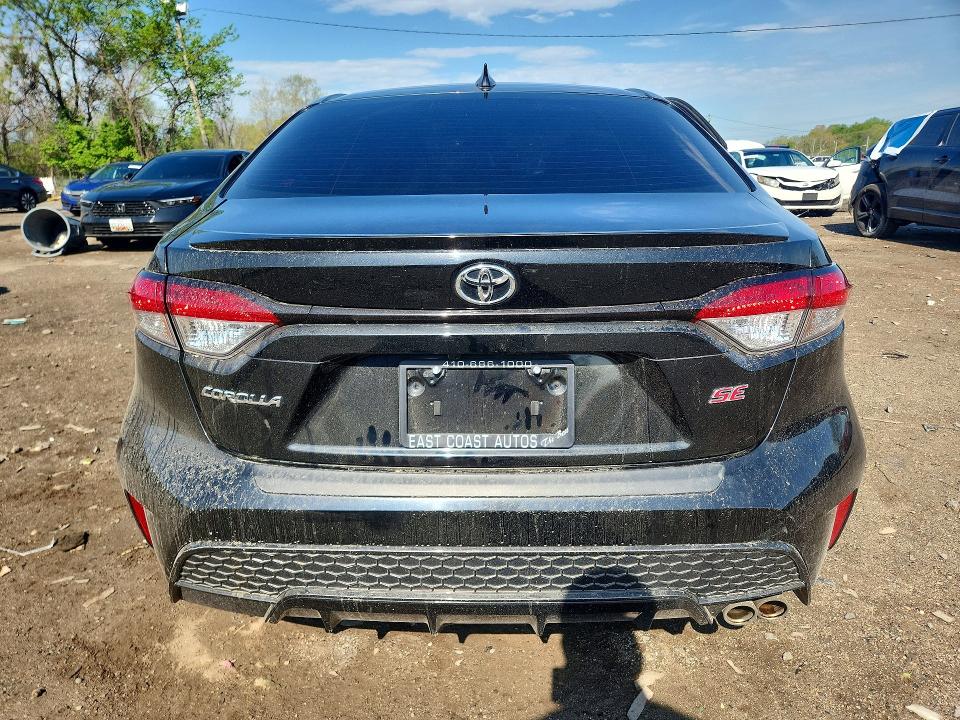 2020 Toyota Corolla VIN 5YFP4RCE7LP029441 COPART salvage auction — SIDE, MD - CERT OF SALVAGE > 75% DAMAGE, sold $3,600 on 2026-07-30 (photo 6)