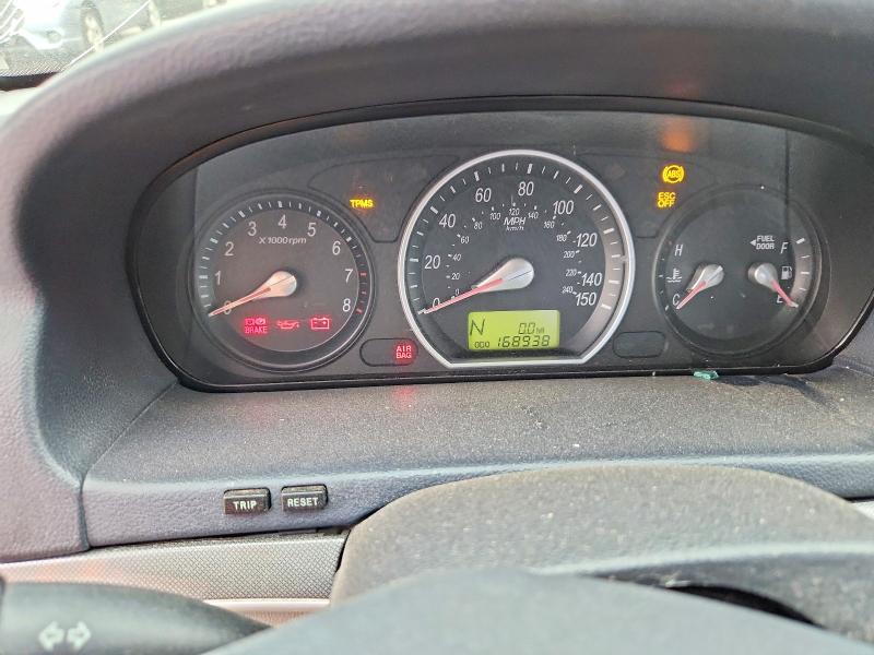 2008 Hyundai Sonata VIN 5NPET46C78H388879 COPART salvage auction — FRONT END, AL - CERT OF TITLE-SALVAGE TITLE, sold $225 on 2026-07-09 (photo 9)