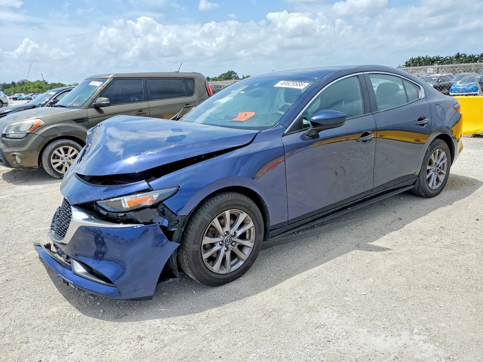 2020 Mazda 3 VIN JM1BPABL3L1168537 COPART salvage auction — FRONT END, FL - CERT OF TTL-REBUILT&SLVG RBLD, sold $2,350 on 2026-07-22 (photo 1)