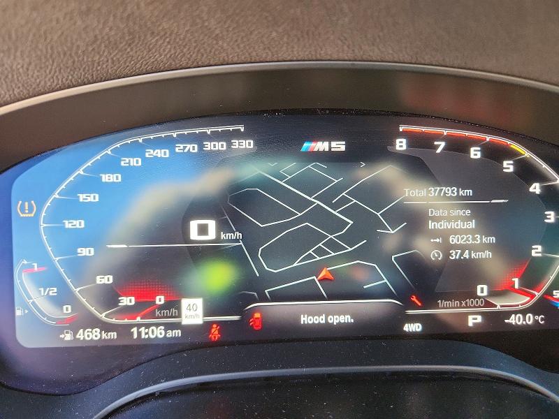 2020 BMW M5 VIN WBSJF0C03LB449043 COPART salvage auction — FRONT END, Salvage Title, sold $22,800 on 2026-07-21 (photo 9)