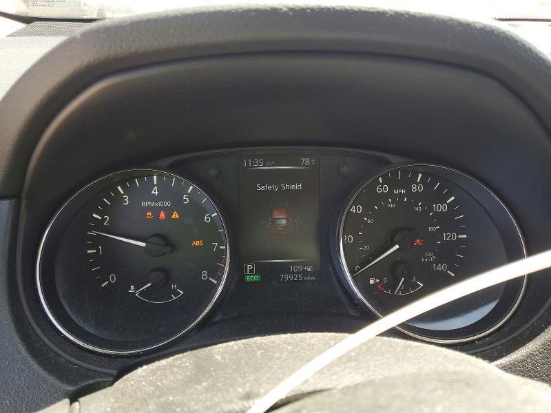 2017 Nissan Rogue VIN JN8AT2MT7HW405927 COPART salvage auction — HAIL, Mo - Salvage Certificate Of Title, sold $3,700 on 2026-07-28 (photo 9)