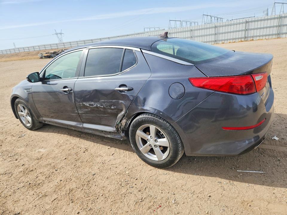 2015 Kia Optima VIN 5XXGM4A74FG438579 COPART salvage auction — SIDE, Ca - Salvage Certificate, sold $1,500 on 2026-07-20 (photo 2)