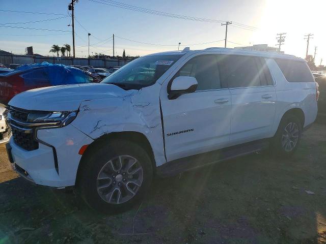 2024 Chevrolet Suburban VIN 1GNSKBKD5RR165203 COPART salvage auction — FRONT END, NV - DIS/DLR/EXP ONLY SALVAGE TITLE, sold $18,500 on 2026-07-13 (photo 1)