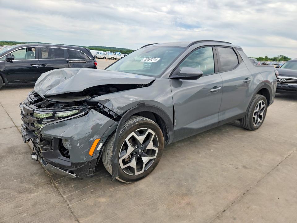 2024 Hyundai Santa cruz VIN 5NTJEDDF4RH105301 COPART salvage auction — FRONT END, TX - CERTIFICATE OF TITLE, sold $9,200 on 2026-09-03 (photo 1)