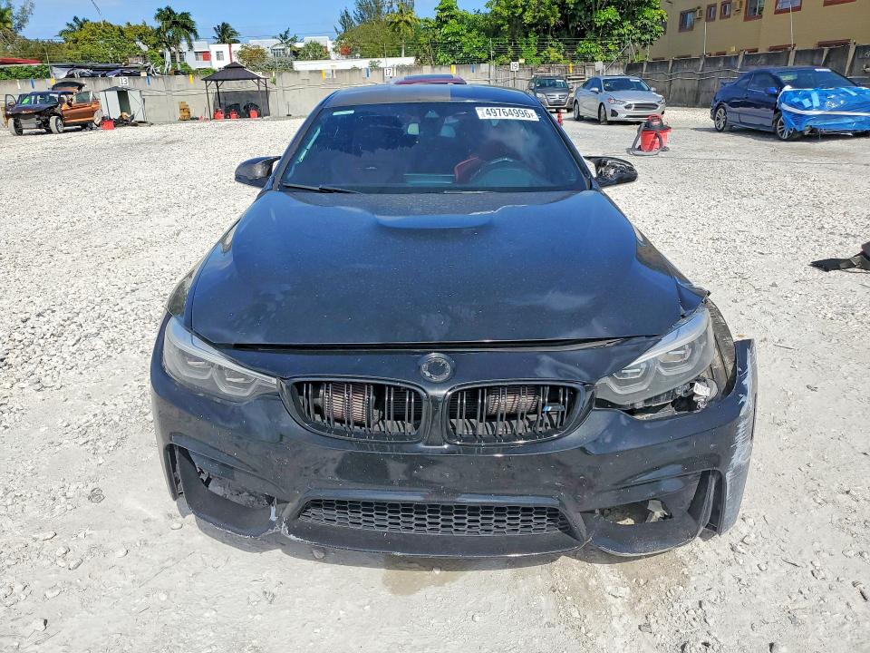 2018 BMW M4 VIN WBS4Y9C56JAC87857 COPART salvage auction — FRONT END, Salvage Title, sold $15,000 on 2026-08-25 (photo 5)