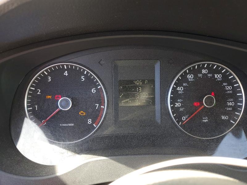 2014 Volkswagen Jetta VIN 3VWD17AJ1EM376593 COPART salvage auction — MINOR DENT/SCRATCHES, CA, sold $500 on 2026-08-17 (photo 9)