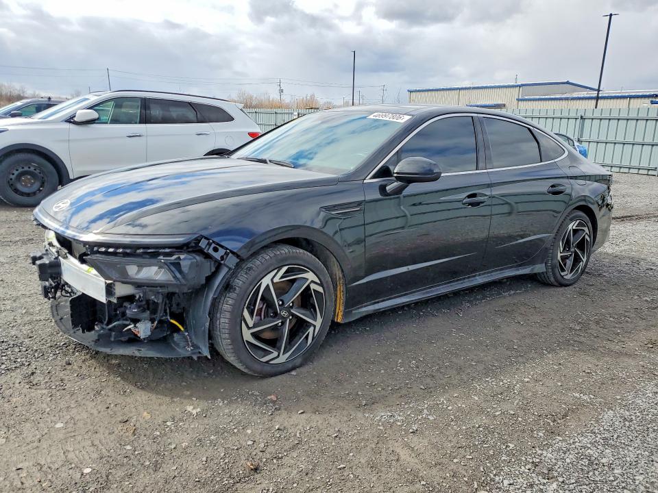 2025 Hyundai Sonata VIN KMHL44JA4SA444409 COPART salvage auction — FRONT END, On - Permit Salvage, sold $13,100 on 2026-07-02 (photo 1)