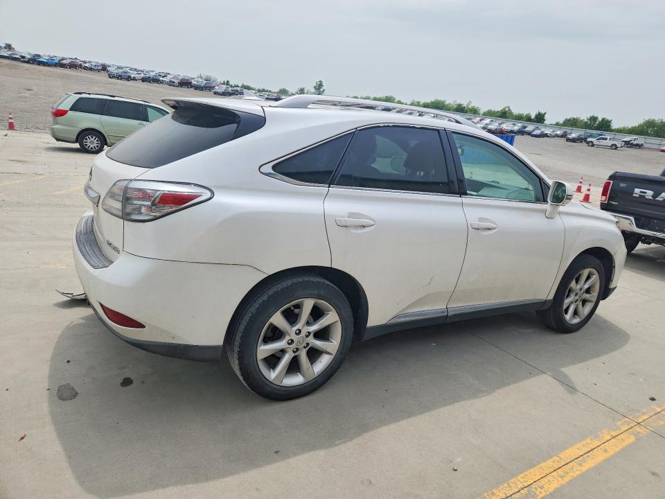 2010 Lexus Rx VIN JTJZK1BA6A2402962 COPART salvage auction — REAR END, In - Cert Of Title-Salvage Title, sold $3,050 on 2026-07-16 (photo 3)