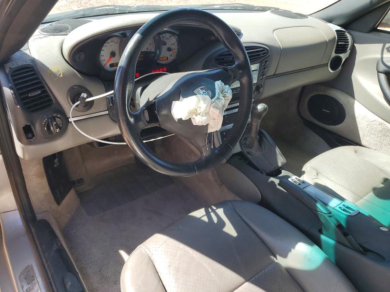 2003 Porsche Boxster VIN WP0CB298X3U660474 COPART salvage auction — FRONT END, ID - SALVAGE CERTIFICATE OF TITLE, sold $225 on 2026-07-28 (photo 8)