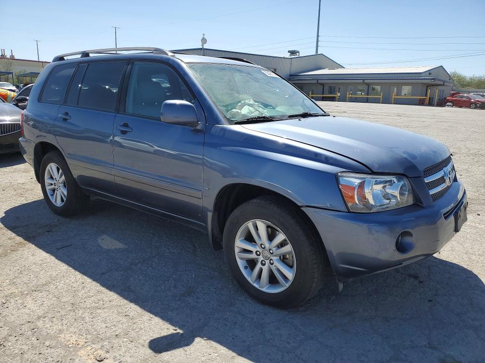 2006 Toyota Highlander hybrid VIN JTEDW21AX60008825 COPART salvage auction — FRONT END, Nv - Salvage Title, sold $900 on 2026-07-07 (photo 4)