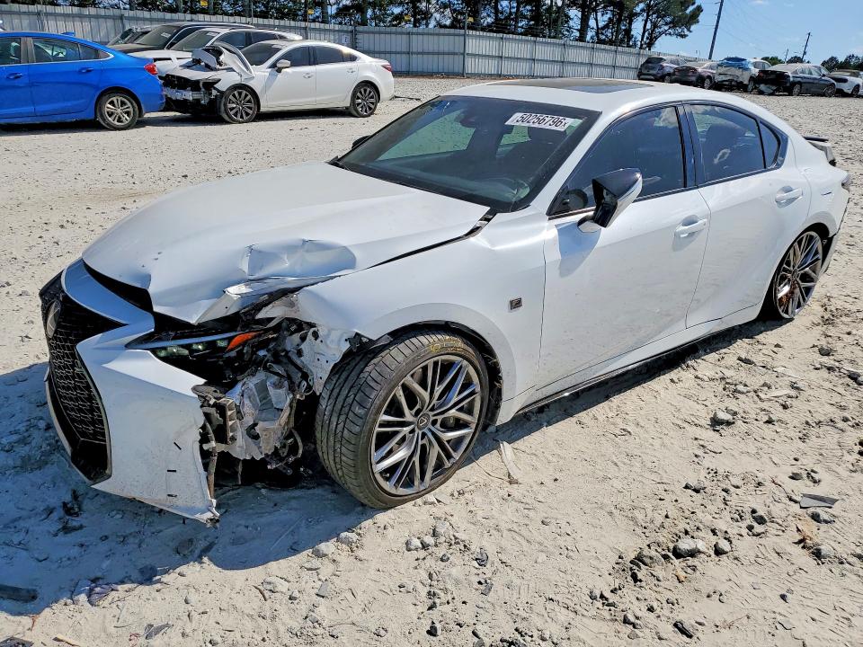 2022 Lexus Is VIN JTHAP1D25N5001767 COPART salvage auction — SIDE, Salvage Title, sold $6,100 on 2026-07-27 (photo 1)
