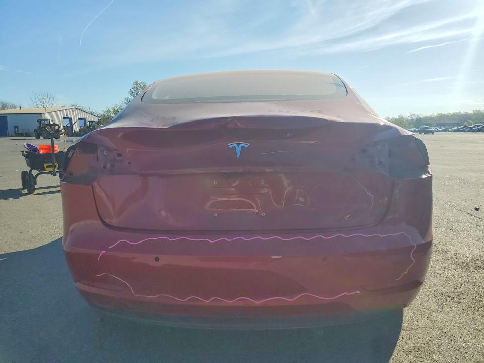 2018 Tesla Model 3 VIN 5YJ3E1EA4JF022401 COPART salvage auction — REAR END, Pa - Certificate Of Salvage, sold $6,400 on 2026-07-14 (photo 6)