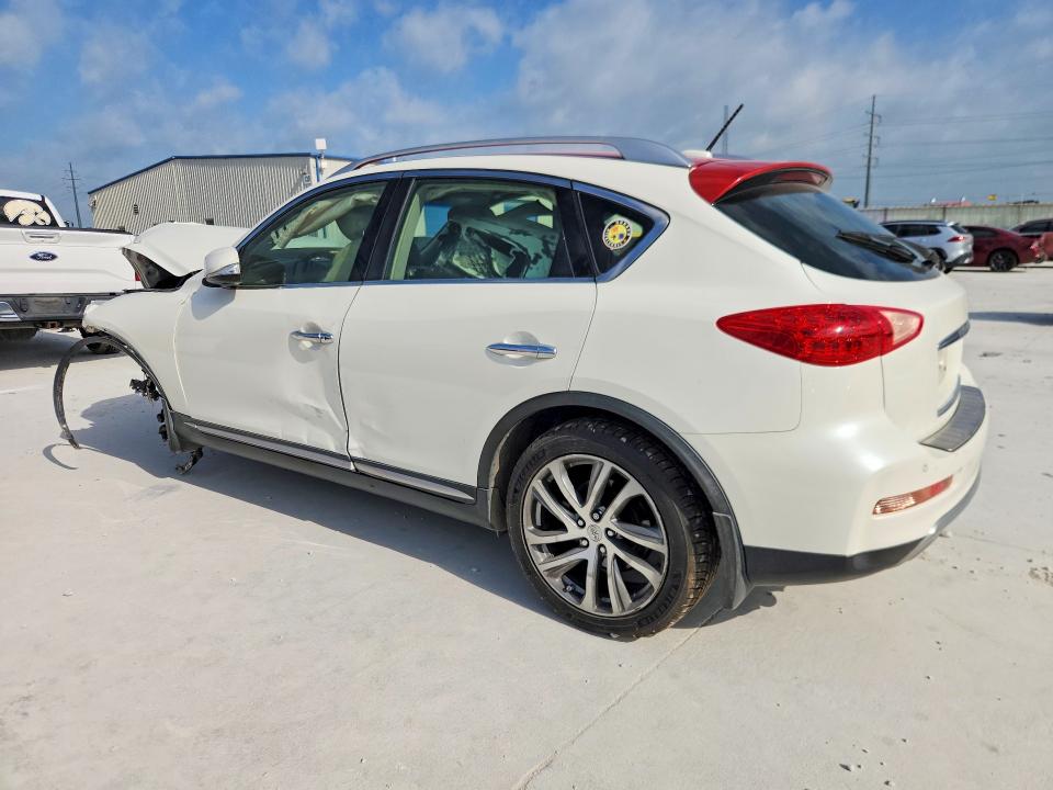 2017 Infiniti Qx50 VIN JN1BJ0RR0HM409839 COPART salvage auction — FRONT END, Tx - Salvage Vehicle Title, sold $700 on 2026-07-17 (photo 2)