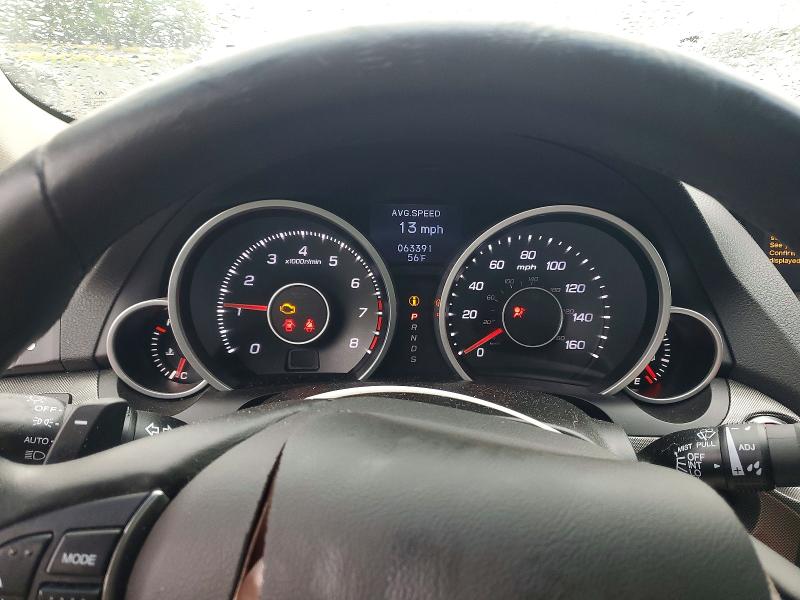 2014 Acura Tl VIN 19UUA8F58EA001691 COPART salvage auction — FRONT END, Md - Cert Of Salvage > 75% Damage, sold $1,650 on 2026-07-02 (photo 9)