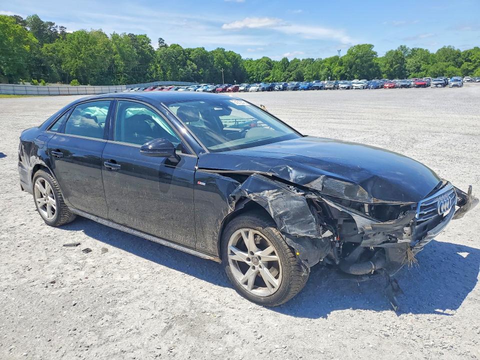 2018 Audi A4 VIN WAUKMAF4XJA076640 COPART salvage auction — FRONT END, Nc - Salvage Certificate Of Title, sold $175 on 2026-07-29 (photo 4)
