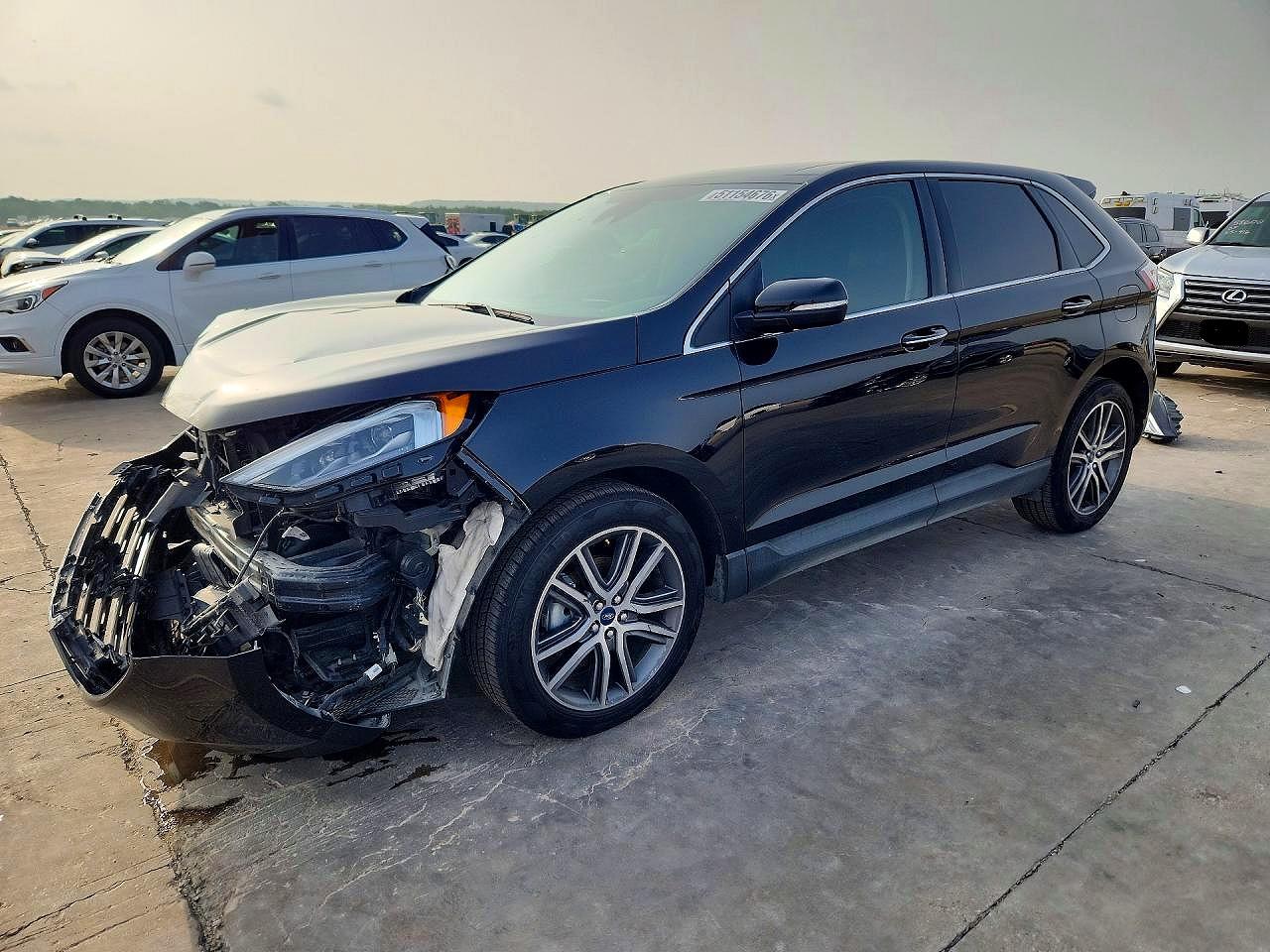 2020 Ford Edge VIN 2FMPK3K92LBB50809 COPART salvage auction — Front End, TX - CERTIFICATE OF TITLE, sold $5,000 on 2026-07-09 (photo 1)
