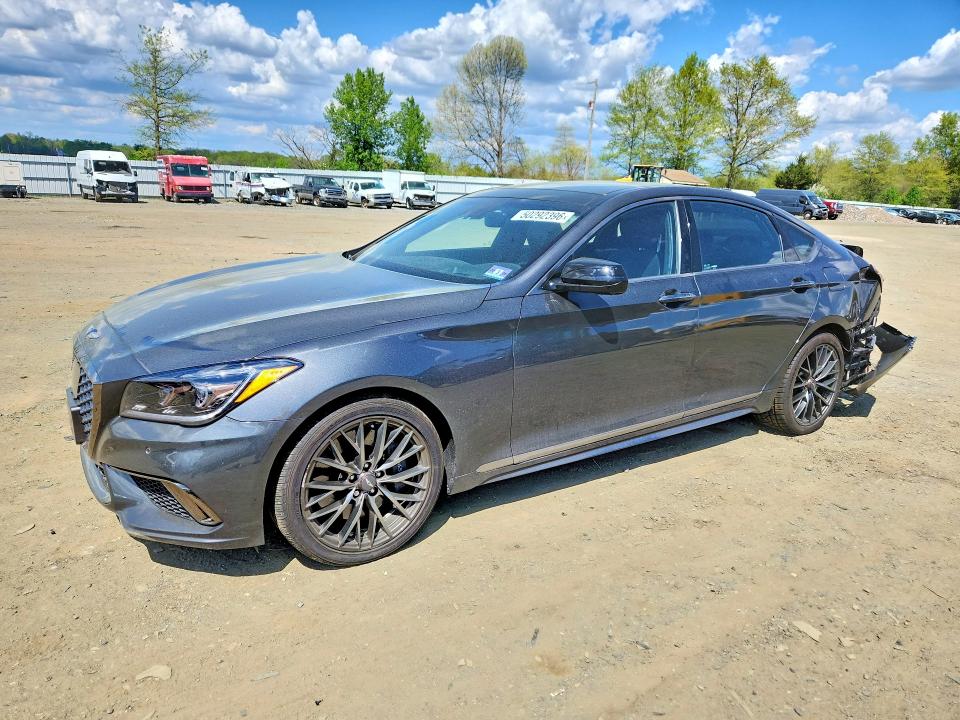 2019 Genesis G80 VIN KMHGN4JB2KU300010 — COPART salvage auction photo