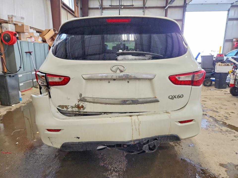 2014 Infiniti Qx60 VIN 5N1AL0MM3EC539691 COPART salvage auction — REAR END, Ab - Bos - Salvage, sold $2,750 on 2026-07-02 (photo 6)