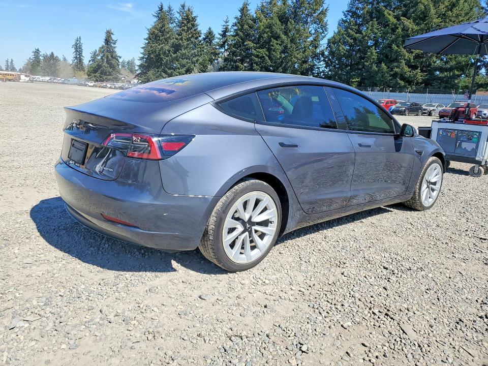2023 Tesla Model 3 VIN 5YJ3E1EB0PF609034 COPART salvage auction — FRONT END, WA - BILL OF SALE, sold $8,700 on 2026-07-24 (photo 3)