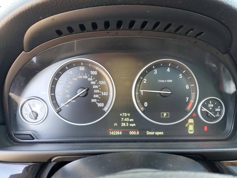 2012 BMW 5er VIN WBAXH5C5XCDW11689 COPART salvage auction — SIDE, Tx - Salvage Vehicle Title, sold $225 on 2026-07-21 (photo 9)