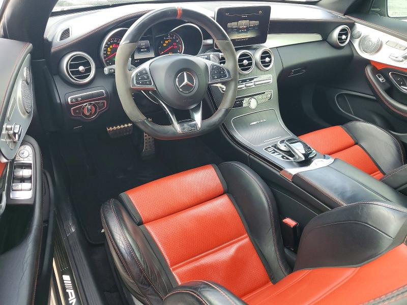 2017 Mercedes-benz C-klasse VIN WDDWK8HB7HF477094 COPART salvage auction — WATER/FLOOD, Tx - Salvage Title-Flood Damage, sold $14,800 on 2026-07-07 (photo 8)