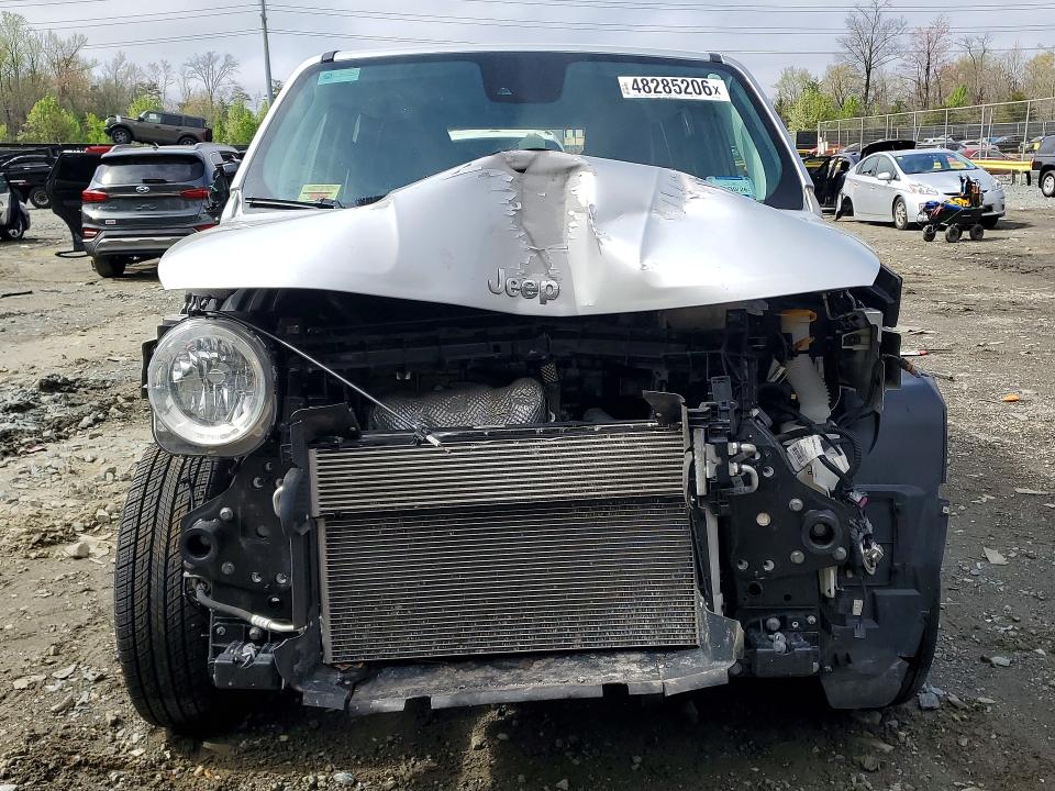 2021 Jeep VIN ZACNJDAB3MPN36982 COPART salvage auction — FRONT END, Md - Cert Of Salvage > 75% Damage, sold $750 on 2026-07-14 (photo 5)
