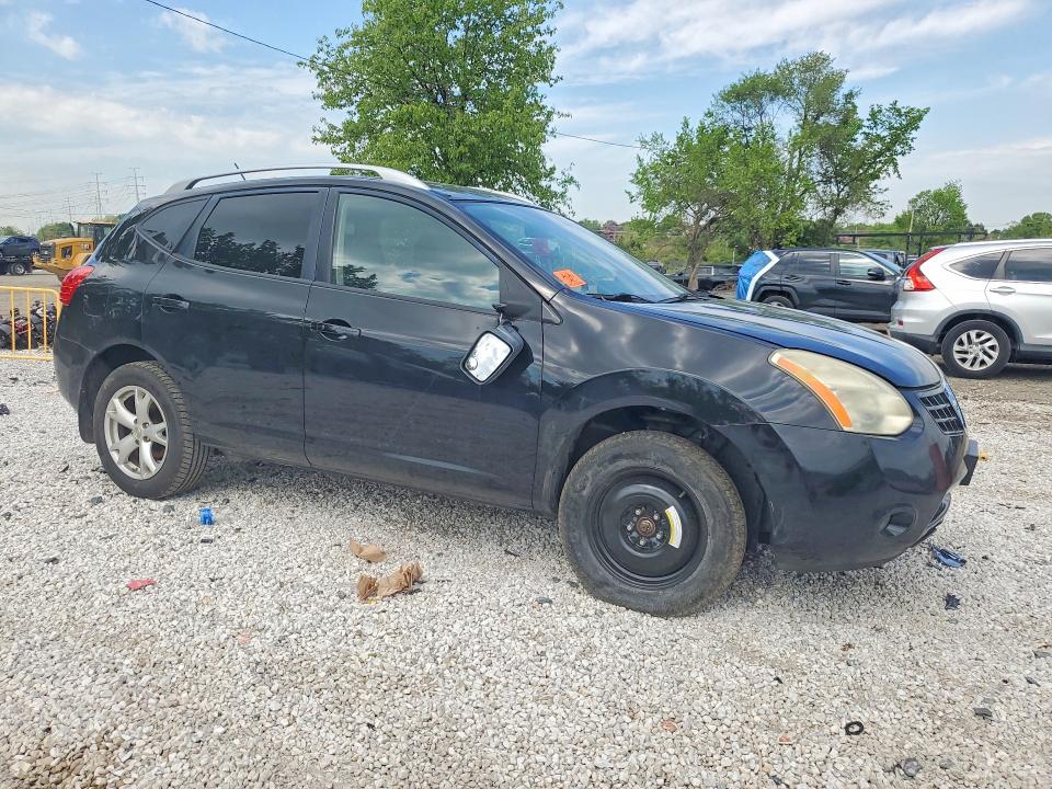 2008 Nissan Rogue VIN JN8AS58V38W412485 COPART salvage auction — UNDERCARRIAGE, Md - Cert Of Salvage > 75% Damage, sold $300 on 2026-07-28 (photo 4)
