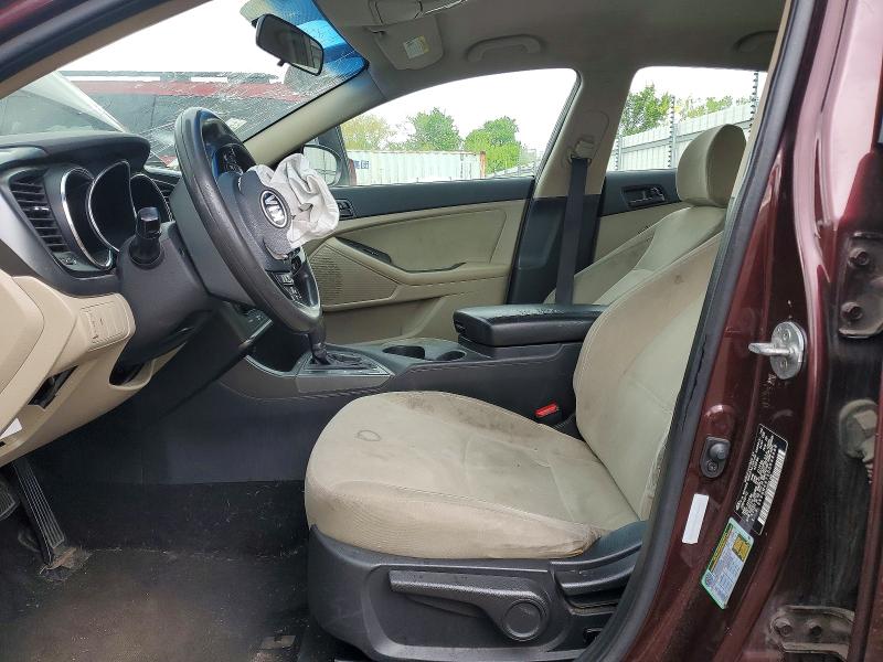 2013 Kia Optima VIN 5XXGM4A73DG099388 COPART salvage auction — FRONT END, Il - Salvage Certificate, sold $225 on 2026-07-10 (photo 7)