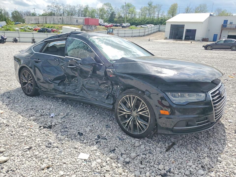 2018 Audi A7 VIN WAU23AFC2JN074688 COPART salvage auction — SIDE, Salvage Title, sold $3,000 on 2026-07-17 (photo 4)