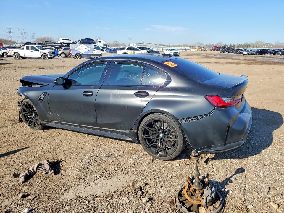 2023 BMW M3 VIN WBS43AY05PFP72772 COPART salvage auction — Front End, IL - SALVAGE CERTIFICATE, sold $23,100 on 2026-05-21 (photo 2)
