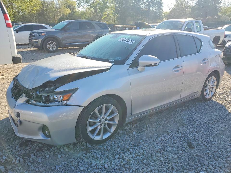 2012 Lexus Ct VIN JTHKD5BH7C2111472 COPART salvage auction — FRONT END, Tn - Salvage Certificate, sold $675 on 2026-07-30 (photo 1)