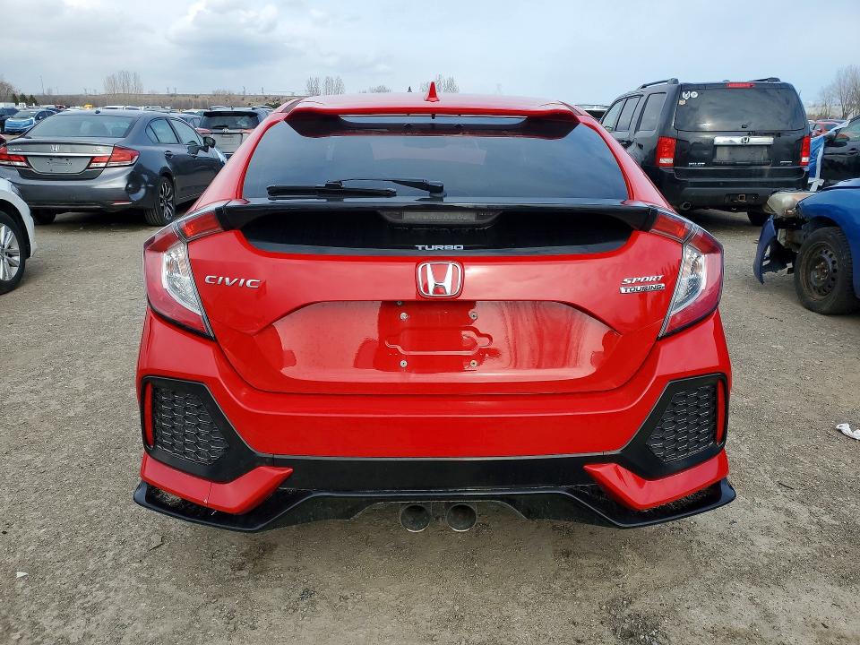 2018 Honda Civic VIN SHHFK7H90JU302213 COPART salvage auction — FRONT END, On - Permit Salvage, sold $2,300 on 2026-07-28 (photo 6)