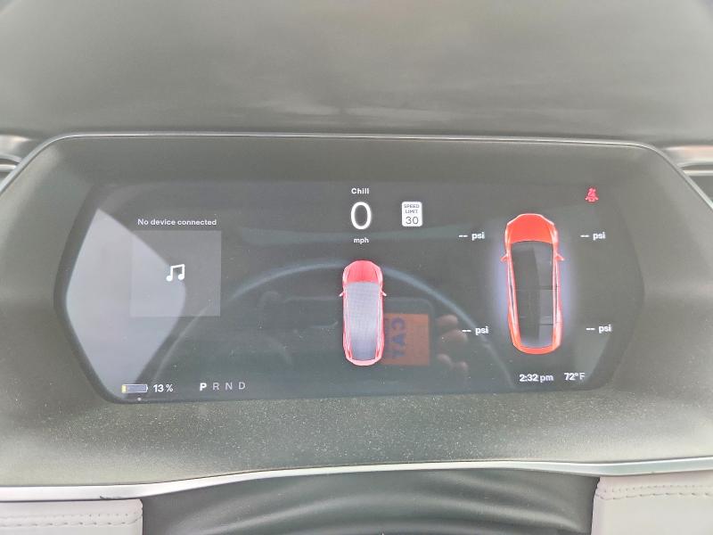 2017 Tesla Model x VIN 5YJXCDE28HF060211 COPART salvage auction — HAIL, Tx - Certificate Of Title, sold $12,100 on 2026-07-09 (photo 9)