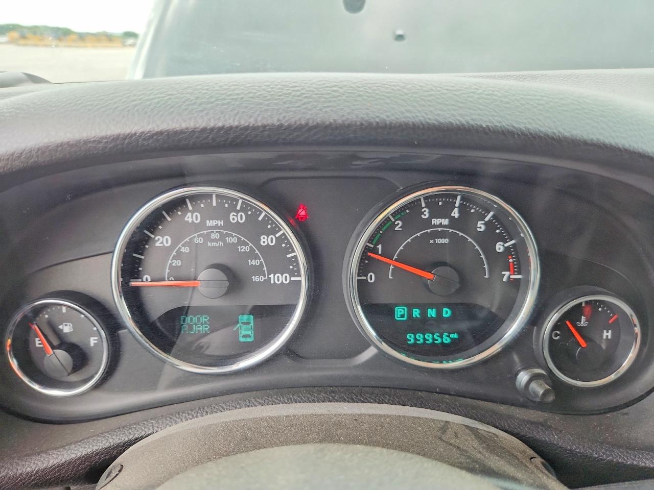 2016 Jeep Wrangler Unlimited VIN 1C4BJWDG7GL103053 COPART salvage auction — Normal Wear, TX - CERT OF TITLE-REBLT SLVG FLOOD (P), sold $7,900 on 2026-07-03 (photo 9)