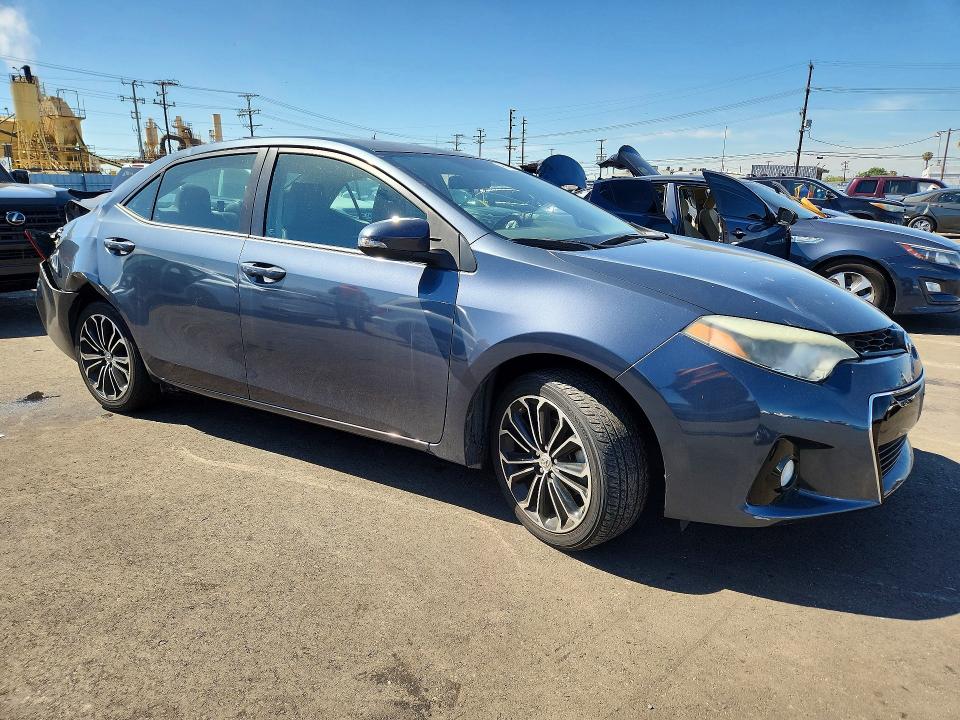 2015 Toyota Corolla VIN 5YFBURHE8FP267757 COPART salvage auction — REAR END, Salvage Title, sold $2,550 on 2026-07-20 (photo 4)