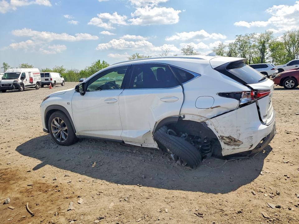 2019 Lexus Nx VIN JTJYARBZ3K2143075 COPART salvage auction — UNDERCARRIAGE, Md - Cert Of Salvage > 75% Damage, sold $1,300 on 2026-07-23 (photo 2)
