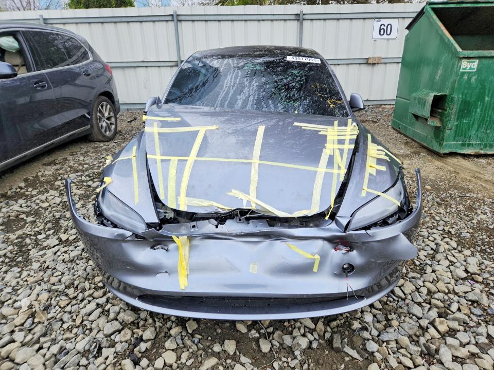 2025 Tesla Model 3 VIN 5YJ3E1EB8SF066329 COPART salvage auction — FRONT END, Nj - Cert Of Title-Salvage, sold $14,200 on 2026-07-15 (photo 5)