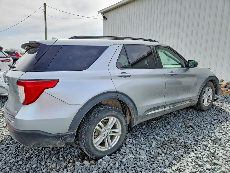 2020 Ford Explorer VIN 1FMSK8DH3LGB50872 COPART salvage auction — FRONT END, Mi - Certificate Of Title, sold $4,050 on 2026-07-31 (photo 3)