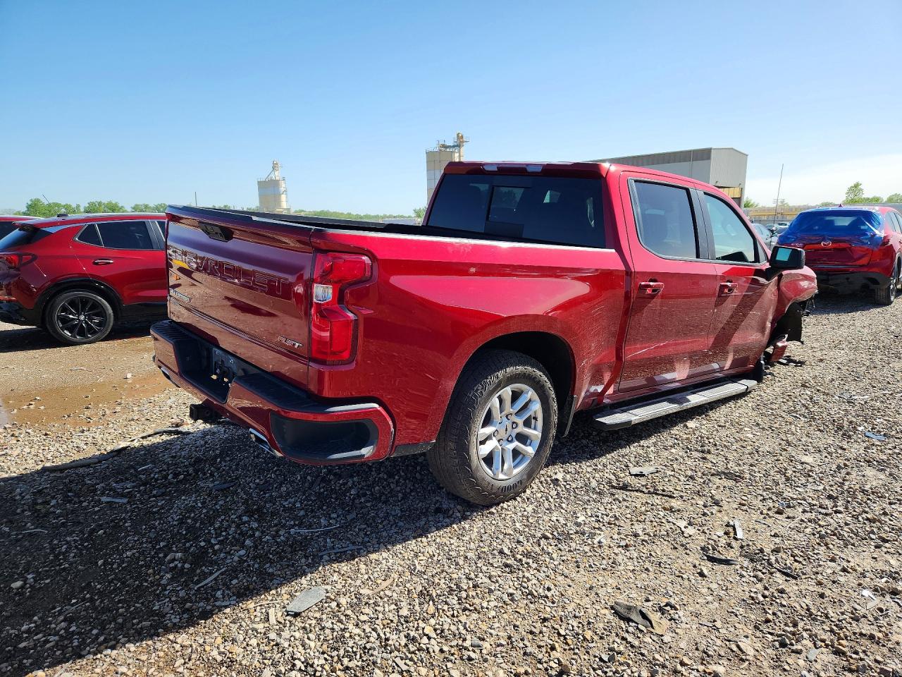 2023 Chevrolet Silverado VIN 1GCUDEED3PZ305433 COPART salvage auction — Front End, KS - CERT OF TITLE-SALVAGE, sold $19,400 on 2026-07-09 (photo 3)