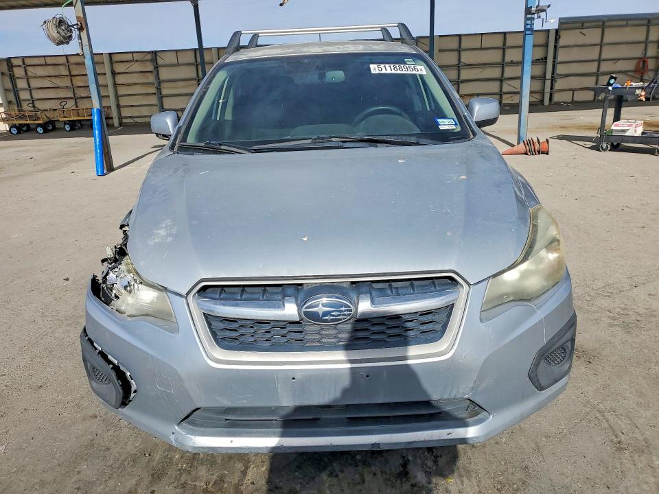 2012 Subaru Impreza VIN JF1GPAB64CH244179 COPART salvage auction — REAR END, Tx - Salvage Vehicle Title, sold $350 on 2026-07-10 (photo 5)