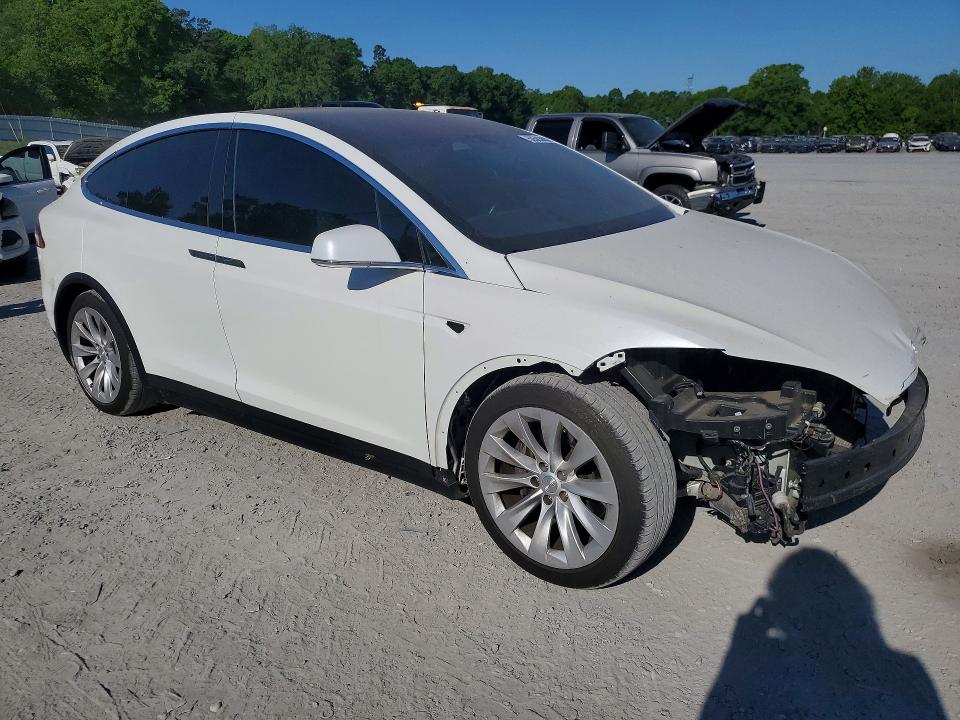 2016 Tesla Model x VIN 5YJXCBE29GF021128 COPART salvage auction — FRONT END, Nc - Salvage Certificate Of Title, sold $200 on 2026-07-29 (photo 4)