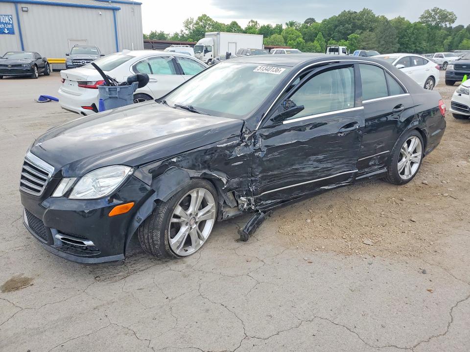2012 Mercedes-benz E-class VIN WDDHF5KBXCA563784 COPART salvage auction — FRONT END, MS - CERT OF TITLE-SALVAGED, sold $1,000 on 2026-07-10 (photo 1)