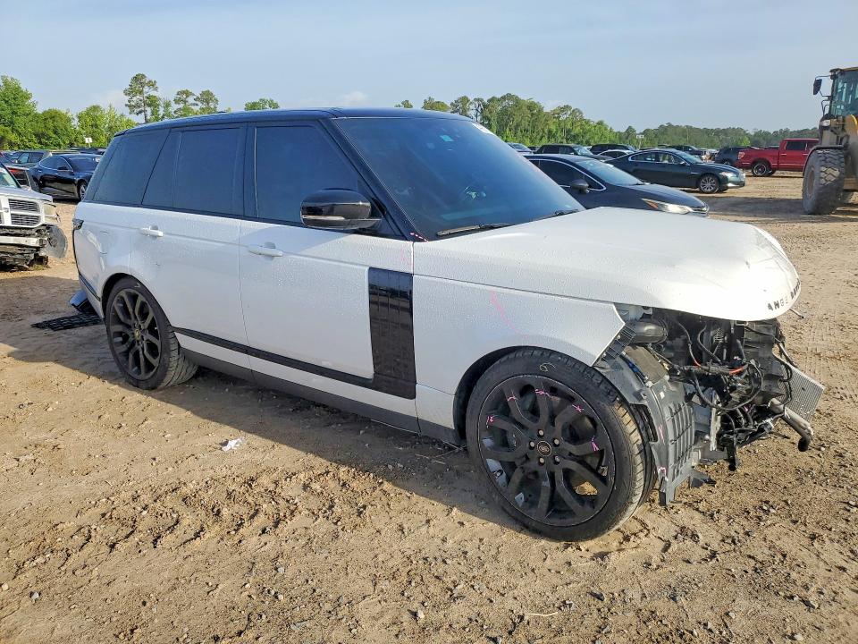 2021 Land rover RANGE ROVER VIN SALGS2RU4MA453556 COPART salvage auction — FRONT END, Tx - Salvage Vehicle Title, sold $23,200 on 2026-07-17 (photo 4)