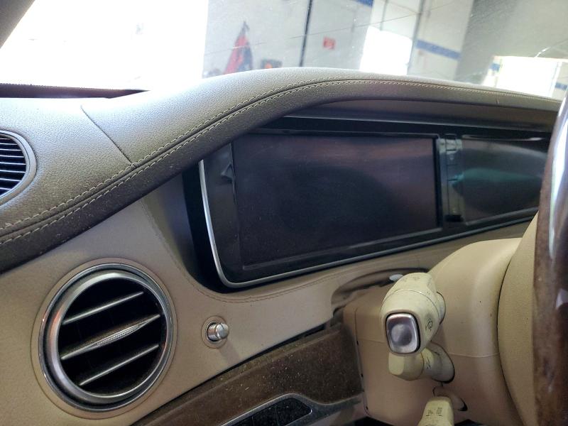 2016 Mercedes-benz S-klasse VIN WDDUG8FB1GA263368 COPART salvage auction — FRONT END, Va - Certificate Of Title, sold $4,750 on 2026-07-10 (photo 9)