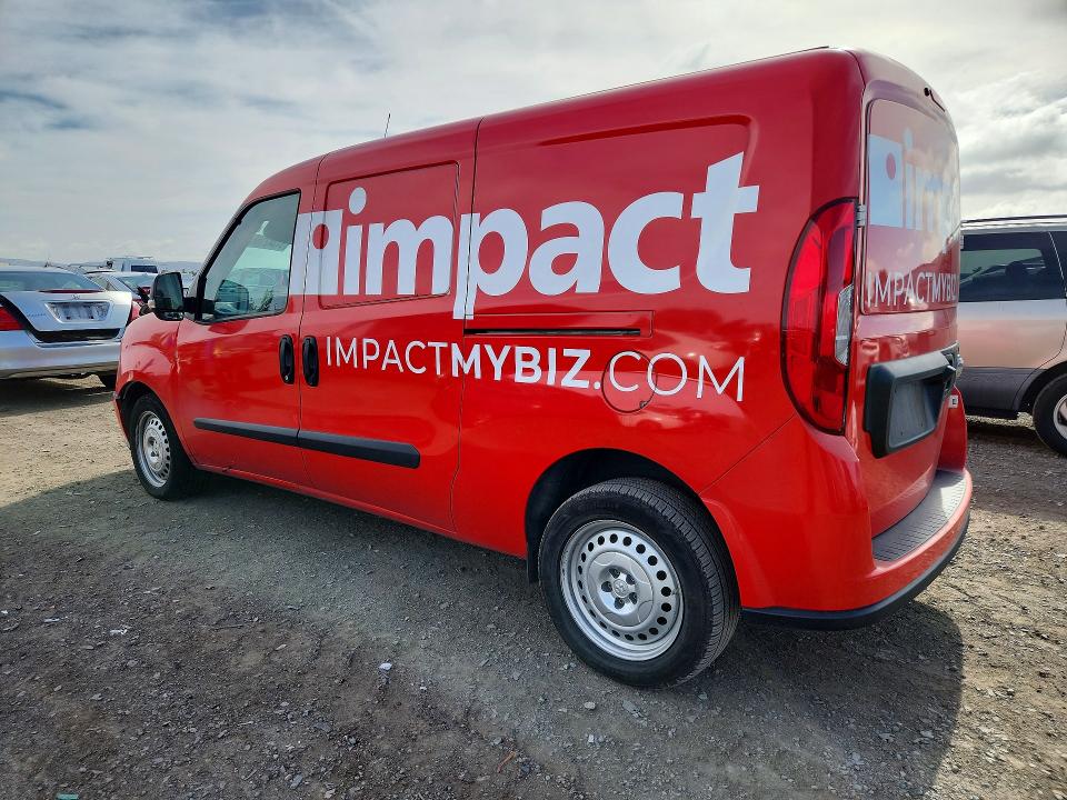 2022 Ram Promaster city VIN ZFBHRFAB4N6Y22299 COPART salvage auction — FRONT END, Ca - Salvage Certificate, sold $4,000 on 2026-07-29 (photo 2)