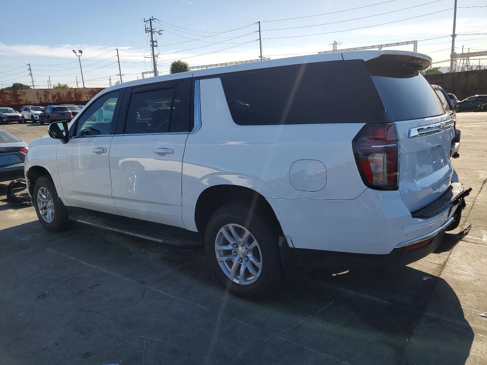 2023 Chevrolet Suburban VIN 1GNSKCKD9PR212395 COPART salvage auction — Rear End, Id - Dis/Dlr/Exp Only Salvage Title, sold $23,400 on 2026-05-22 (photo 2)