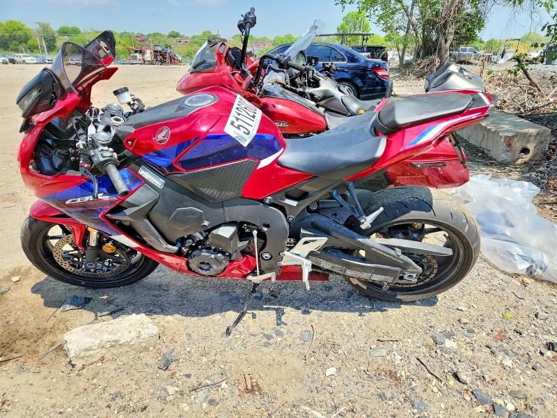 2024 Honda Cbr VIN JH2SC7756RK700138 COPART salvage auction — FRONT END, Wv - Salvage Certificate, sold $4,800 on 2026-07-23 (photo 3)