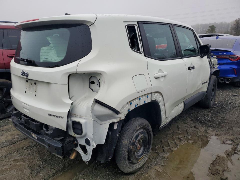 2022 Jeep Renegade VIN ZACNJDA10NPN51562 COPART salvage auction — ALL OVER, MD - CERT OF SALVAGE > 75% DAMAGE, sold $2,000 on 2026-08-14 (photo 3)