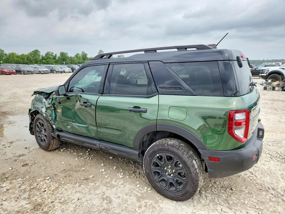 2025 Ford Bronco VIN 3FMCR9DA9SRE98093 COPART salvage auction — FRONT END, Tx - Salvage Vehicle Title, sold $7,600 on 2026-07-28 (photo 2)