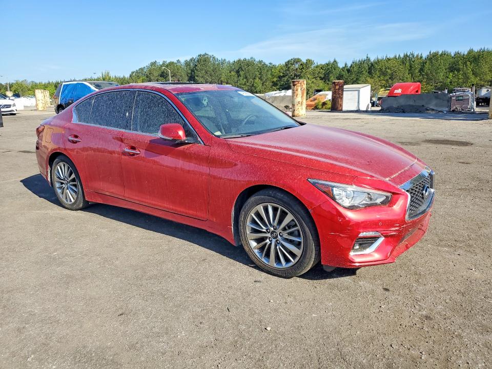 2022 Infiniti Q50 VIN JN1EV7BP4NM310021 COPART salvage auction — ROOF, Sc - Cert Of Title-Salvage, sold $8,100 on 2026-07-10 (photo 4)